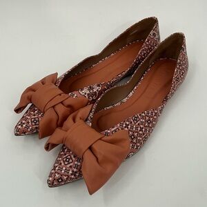 Vicenza bow d’orsay flats